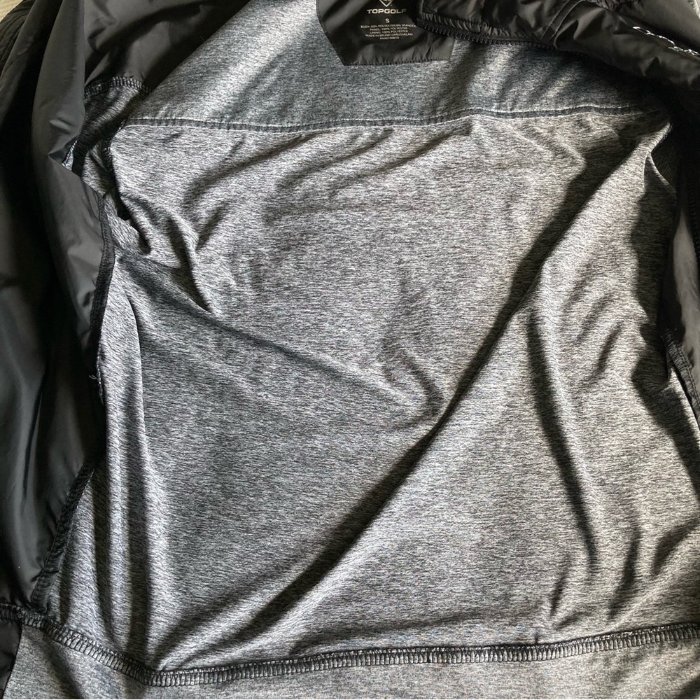 Women's Topgolf Black and Gray Lightweight Jacket Small - Picture 7 of 9